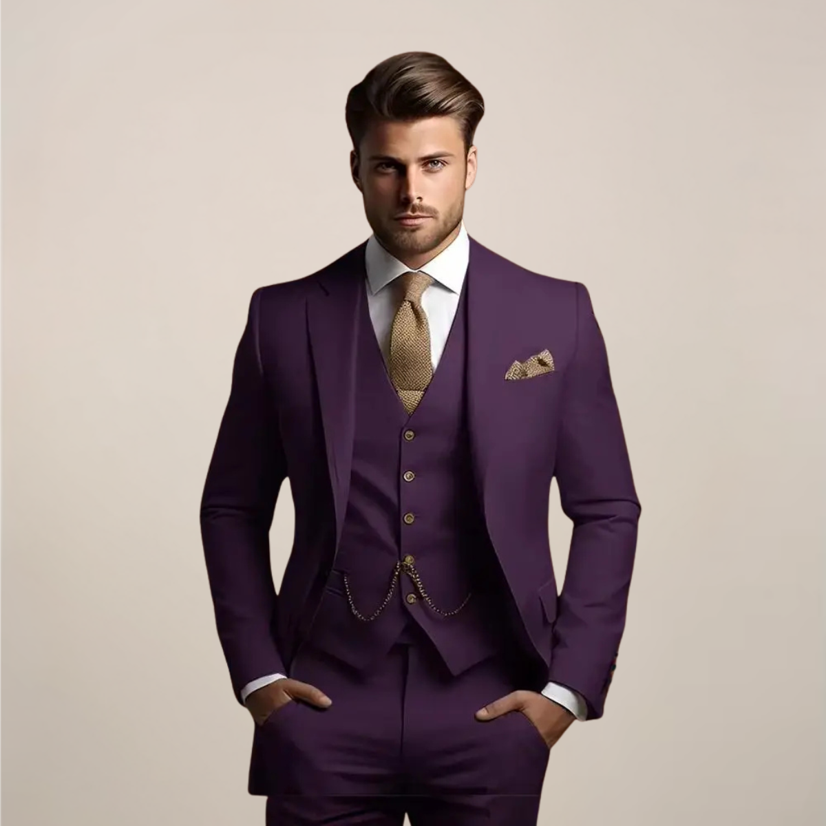 LAURENT MONACO | COSTUME TROIS PIÈCES POUR HOMMES