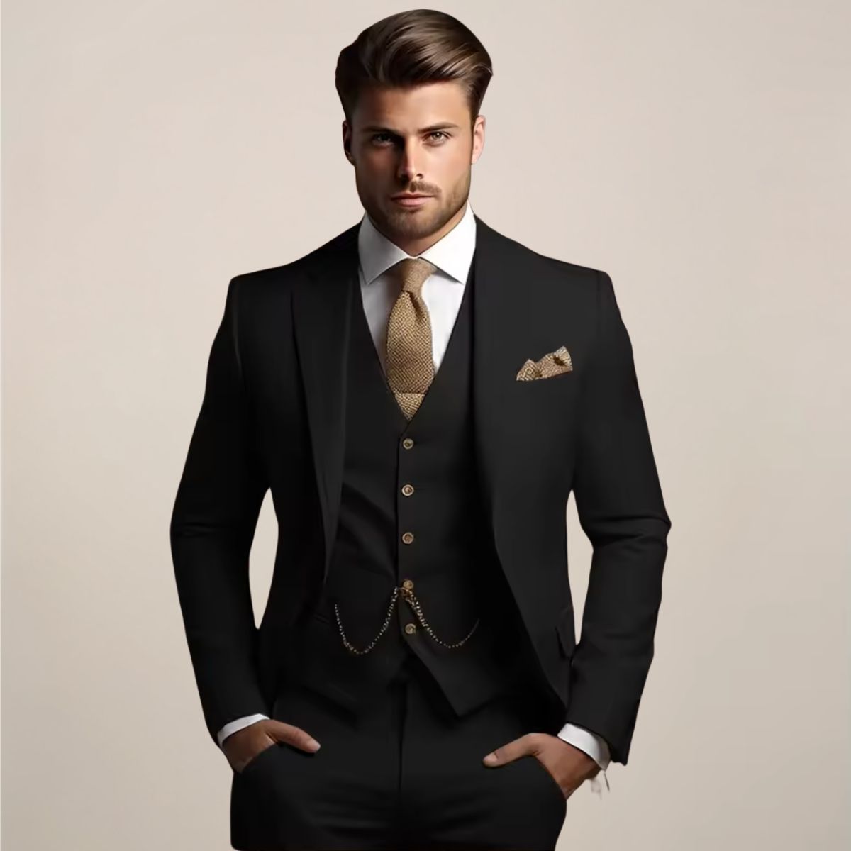 LAURENT MONACO | COSTUME TROIS PIÈCES POUR HOMMES