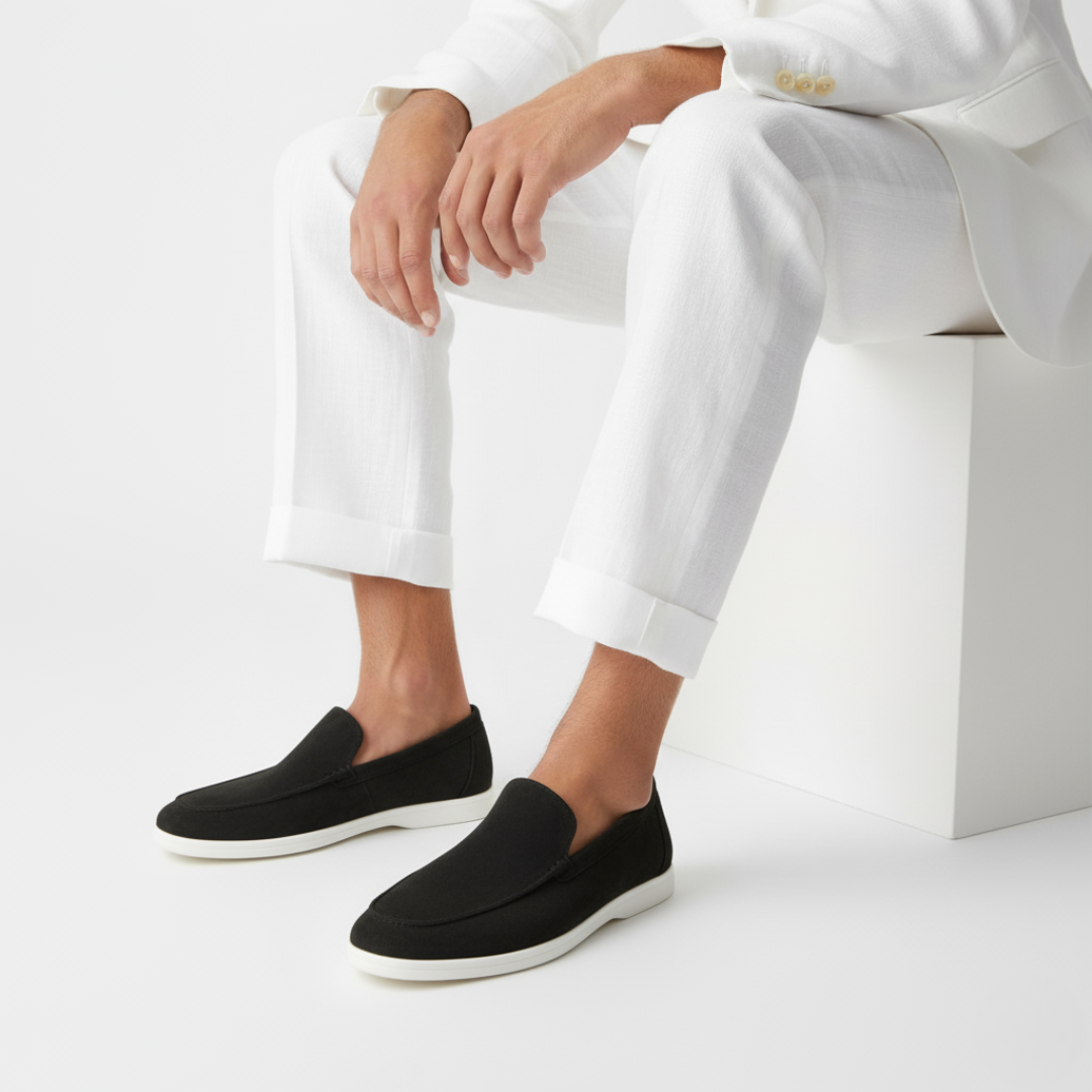 LAURENT MONACO | MOCASSINS EN DAIM POUR HOMMES
