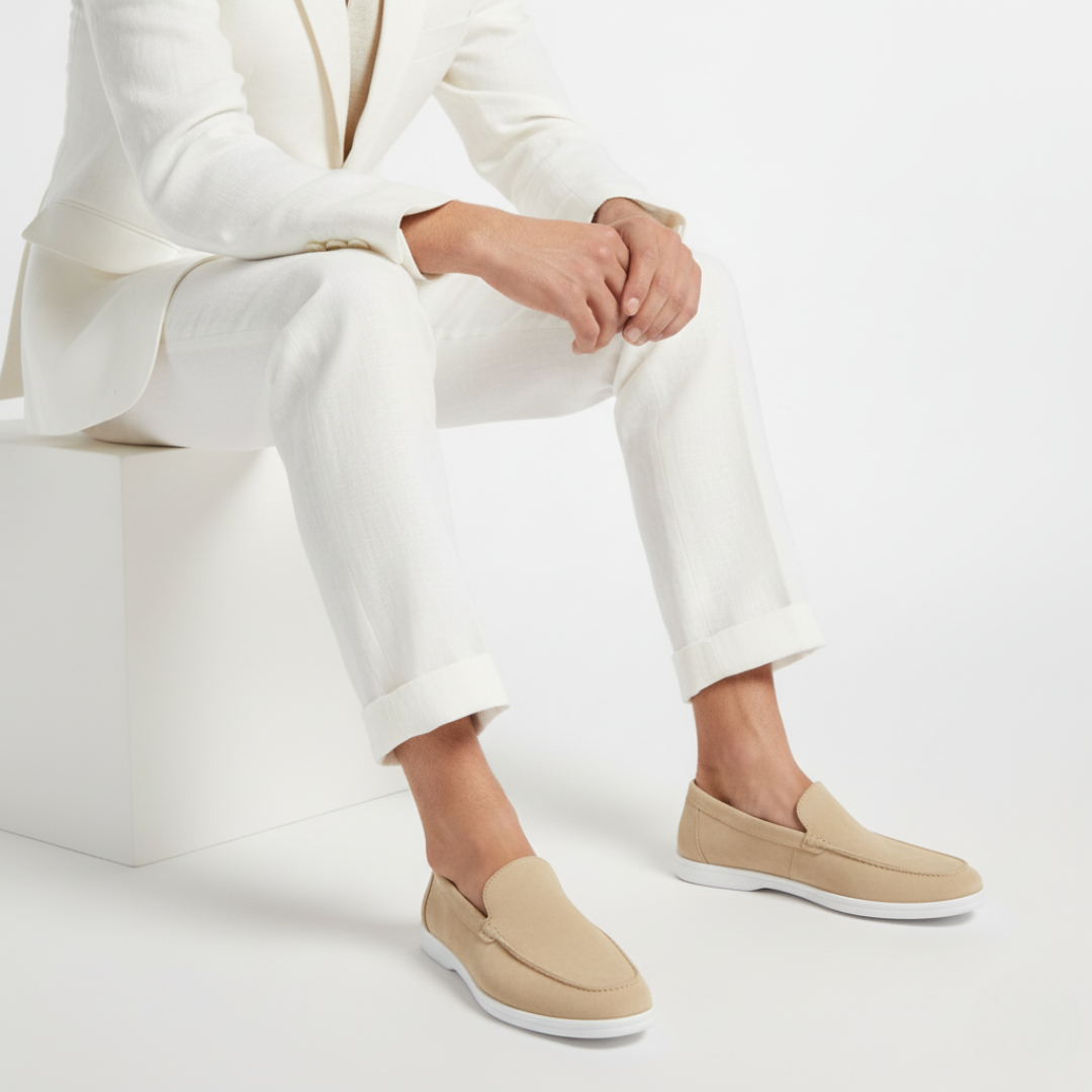 LAURENT MONACO | MOCASSINS EN DAIM POUR HOMMES