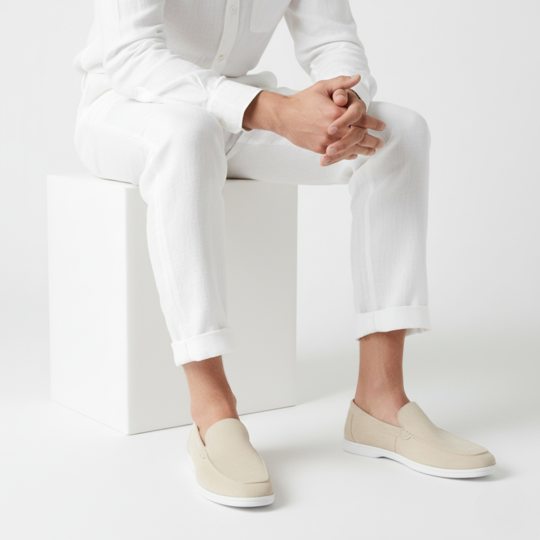 LAURENT MONACO | MOCASSINS EN DAIM POUR HOMMES
