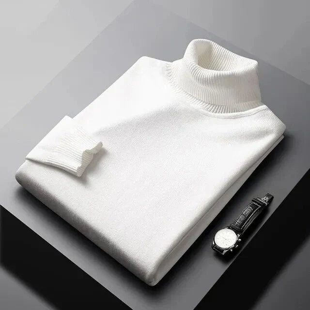 LAURENT MONACO | PULL EN MAILLE À COL ROULÉ POUR HOMME