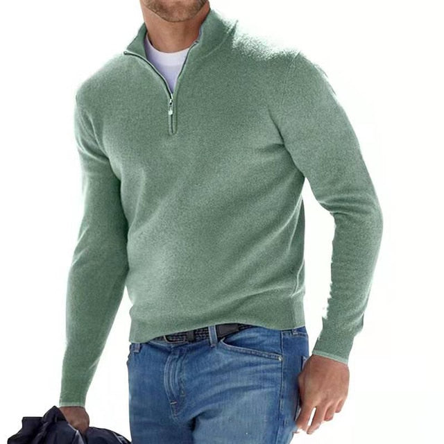 LAURENT MONACO | PULL DEMI ZIPPÉ