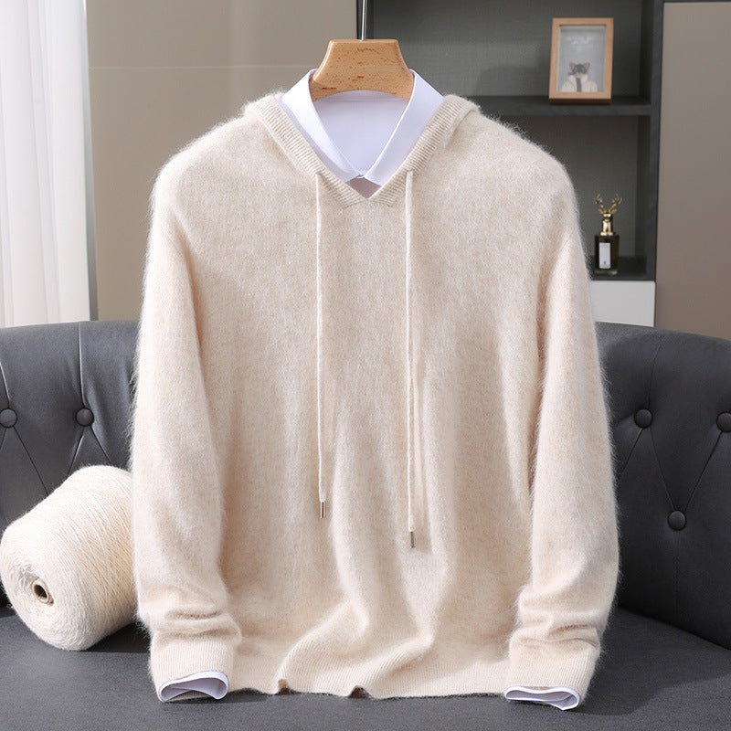 LAURENT MONACO | SWEAT À CAPUCHE EN LAINE MÉLANGÉE POUR HOMME