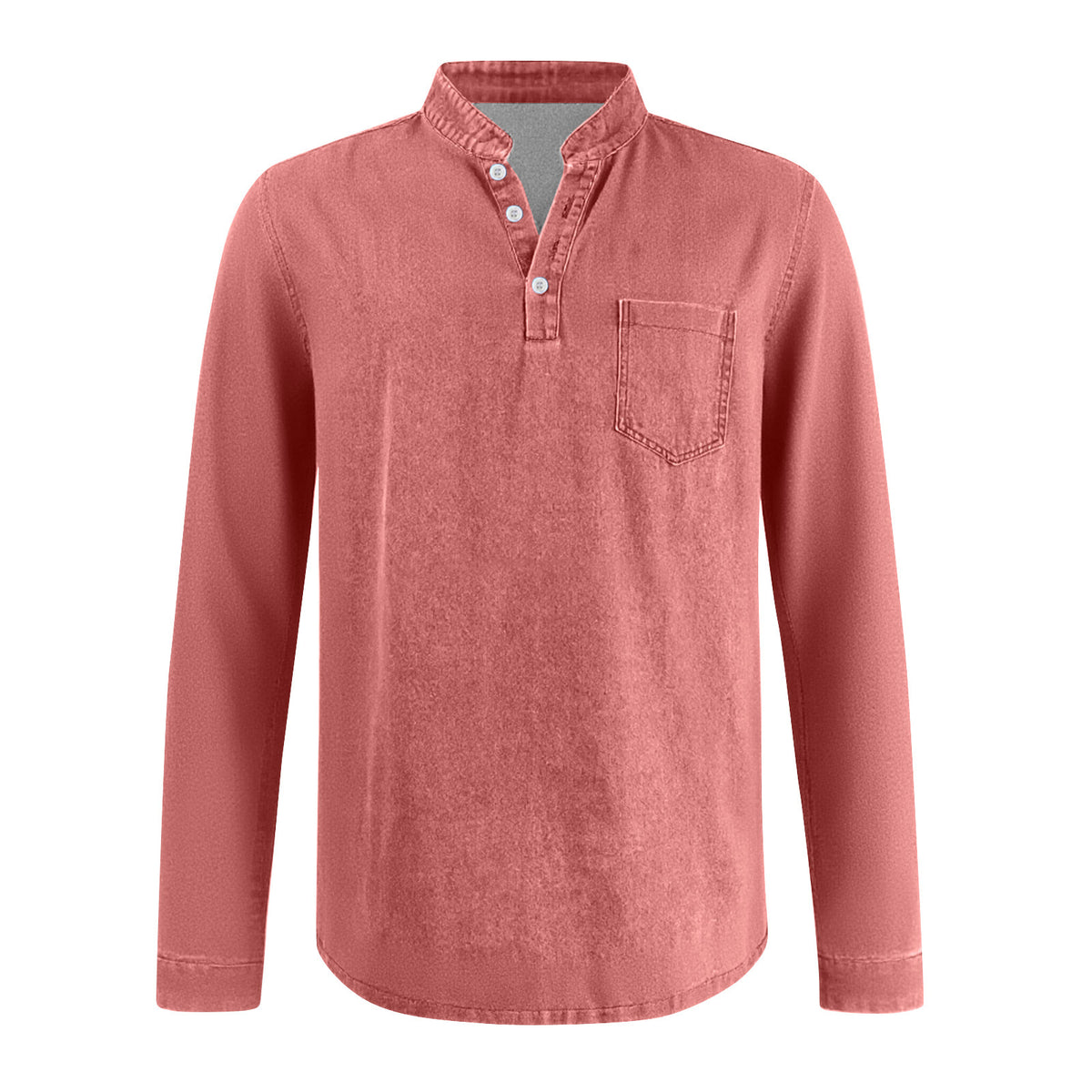 LAURENT MONACO | T-SHIRT TRADITIONNEL À MANCHES LONGUES POUR HOMMES
