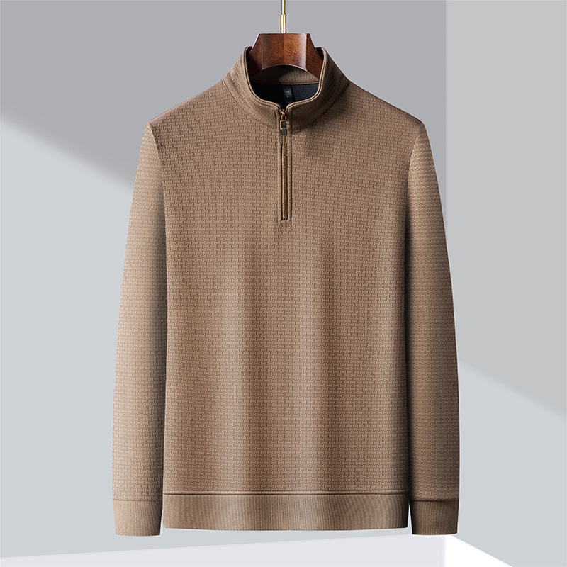 LAURENT MONACO | PULL À QUART DE FERMETURE ÉCLAIR POUR HOMMES