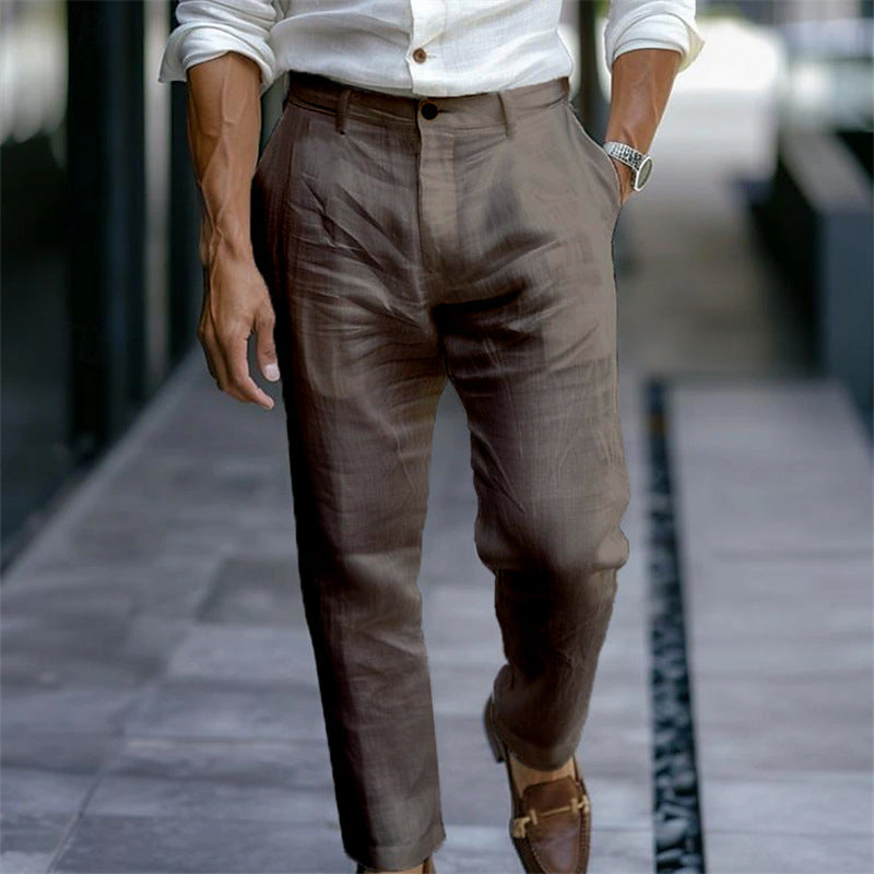 LAURENT MONACO | PANTALON D'ÉTÉ EN VISCOSE POUR HOMMES