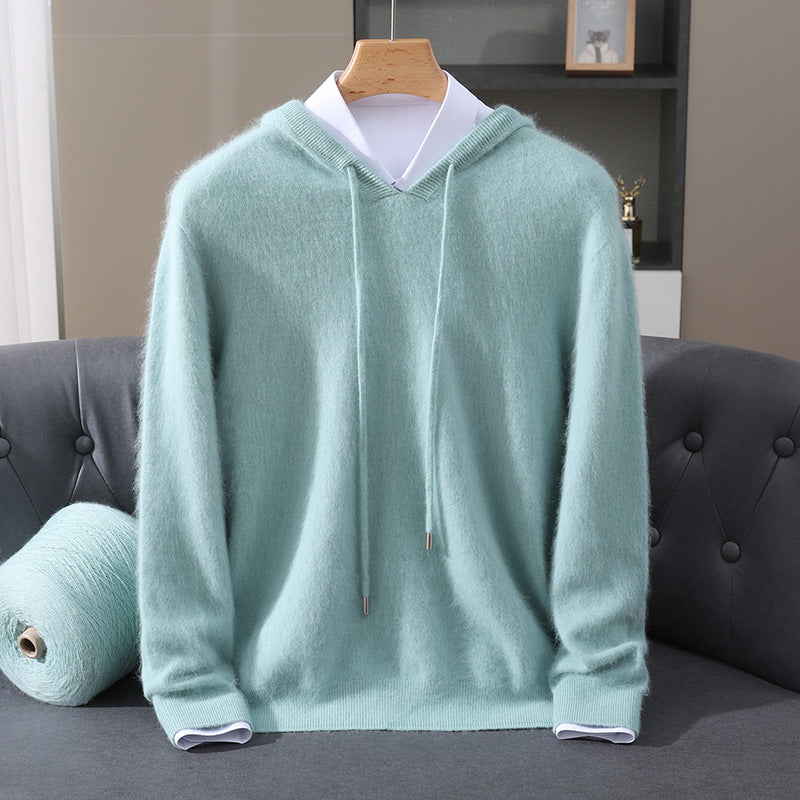 LAURENT MONACO | SWEAT À CAPUCHE EN LAINE MÉLANGÉE POUR HOMME