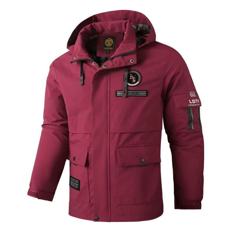 LAURENT MONACO | VESTE À CAPUCHE ET FERMETURE ÉCLAIR POUR HOMMES