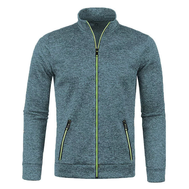 LAURENT MONACO | VESTE EN MAILLE À FERMETURE ÉCLAIR POUR HOMMES