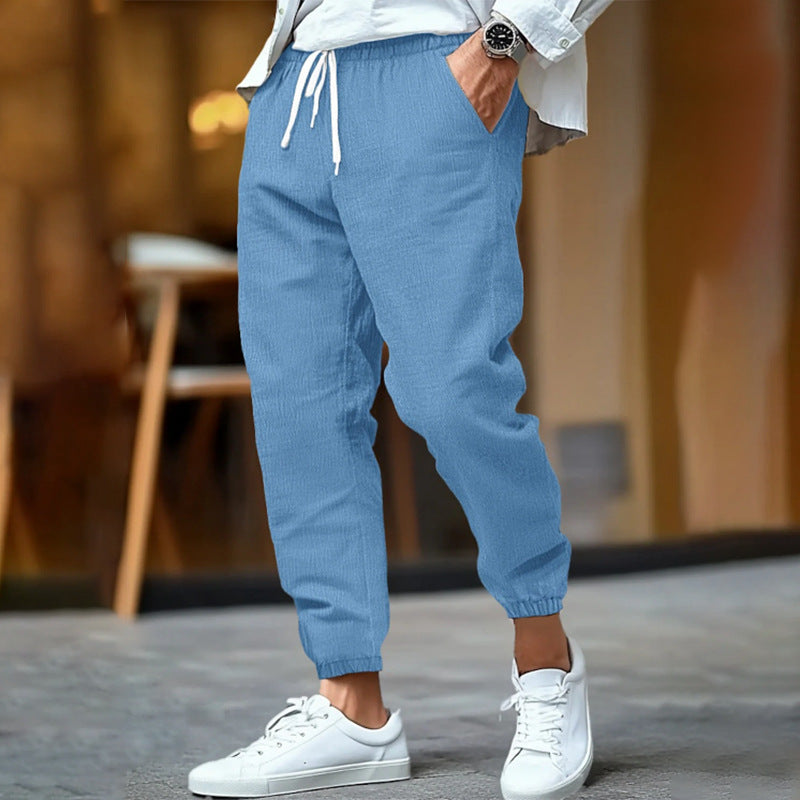 LAURENT MONACO | PANTALON À CORDON DE SERRAGE COASTAL POUR HOMMES