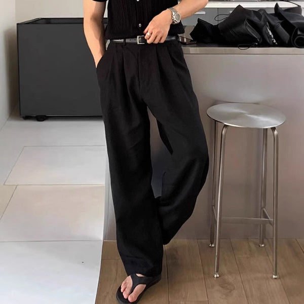 LOUIS | PANTALONS EN LIN À JAMBES LARGES — alt view