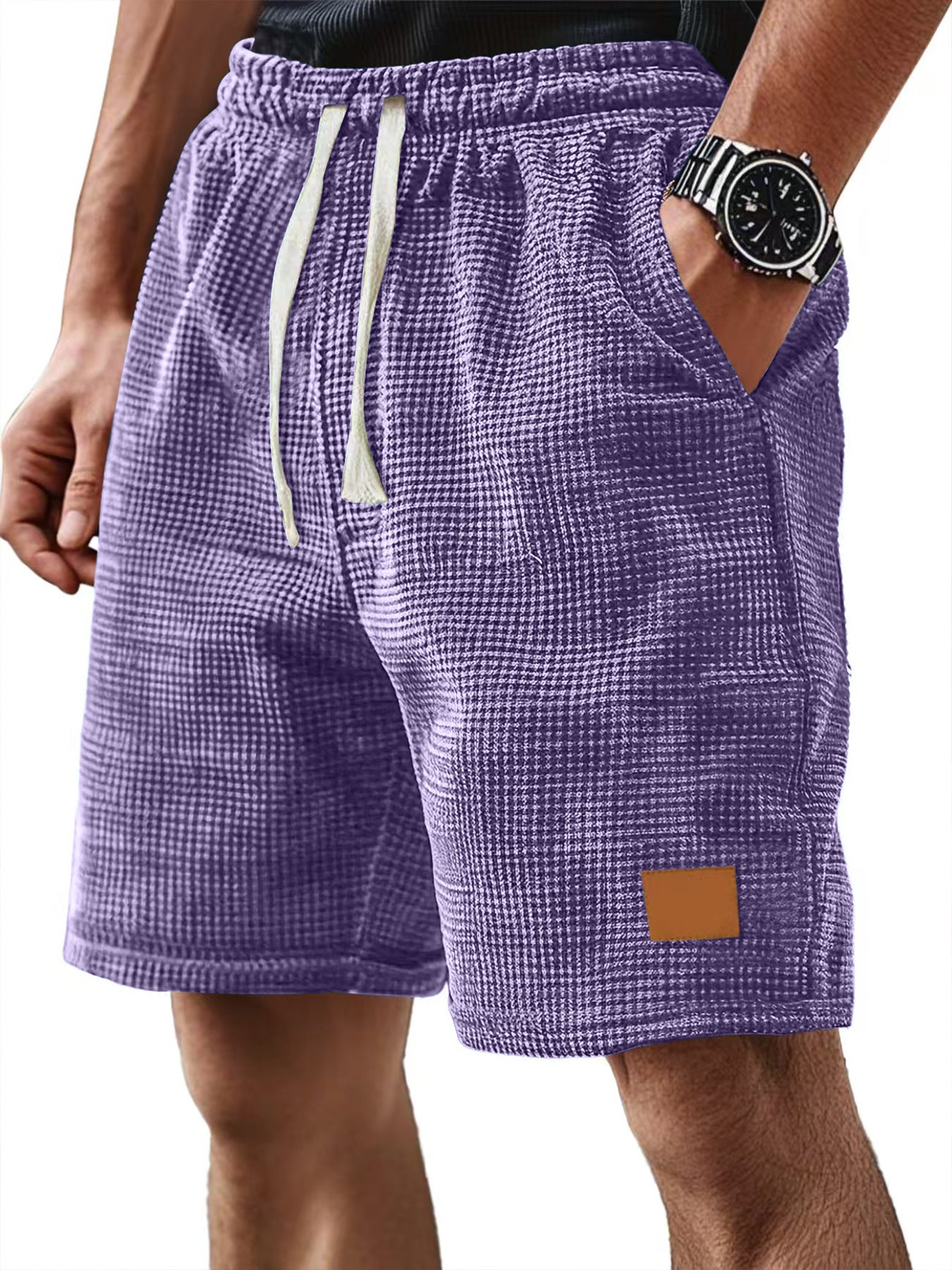 LAURENT MONACO | SHORT TEXTURÉ GAUFRÉ POUR HOMMES