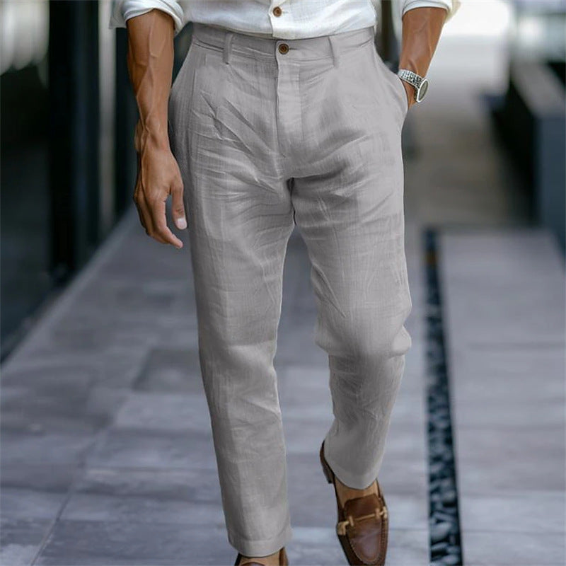 LAURENT MONACO | PANTALONS EN LIN D'ÉTÉ POUR HOMMES