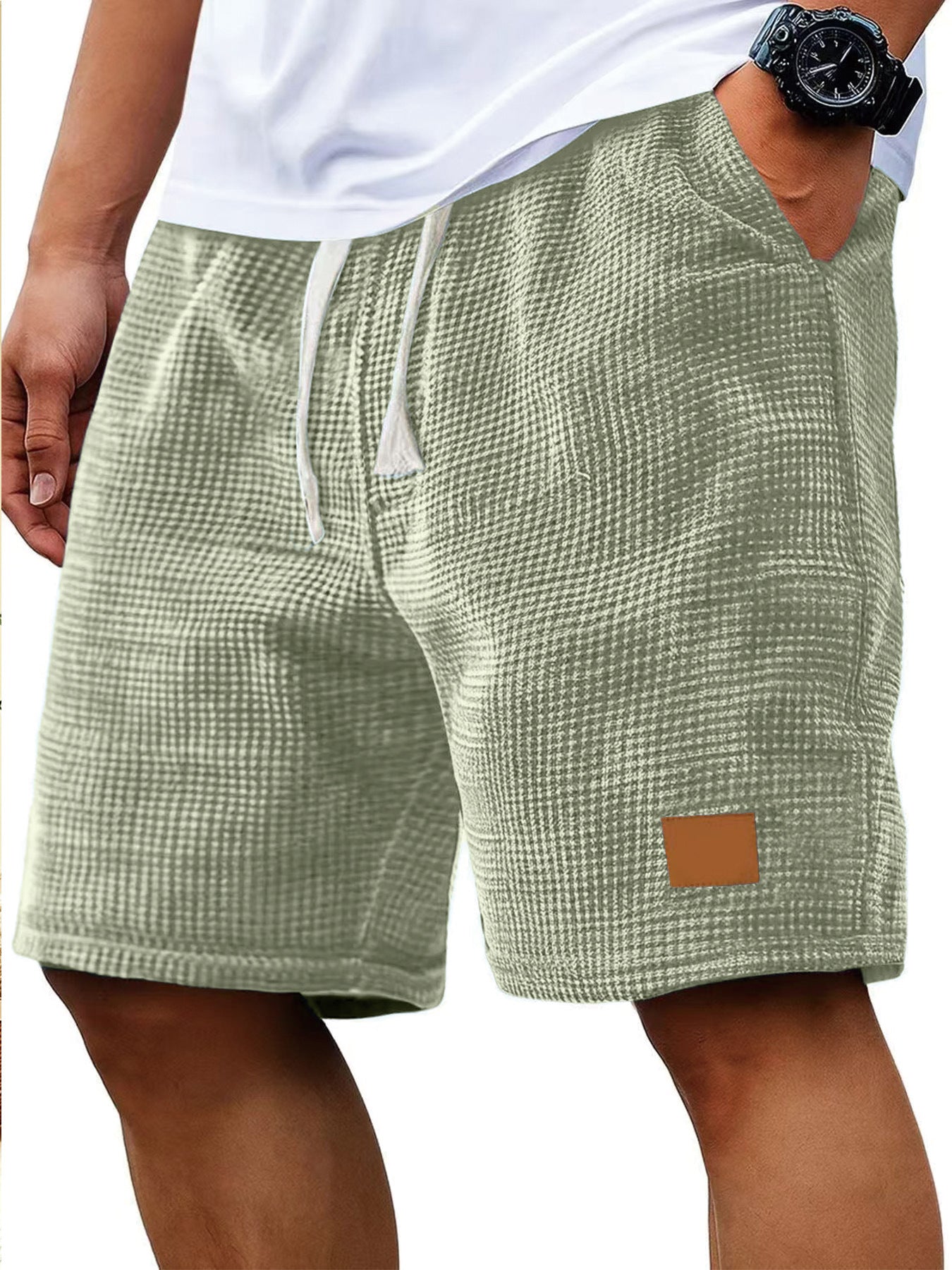LAURENT MONACO | SHORT TEXTURÉ GAUFRÉ POUR HOMMES