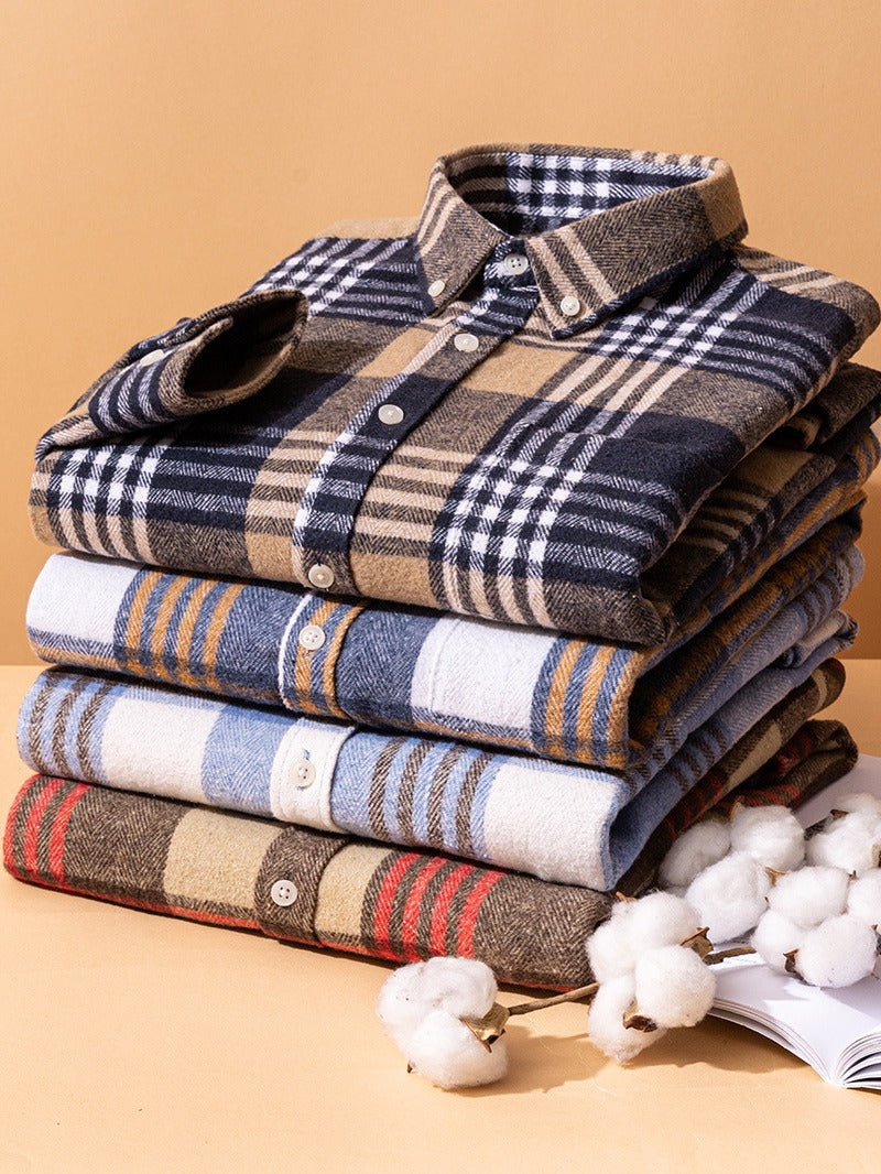 LAURENT MONACO | CHEMISE À CARREAUX POUR HOMME MODERNE
