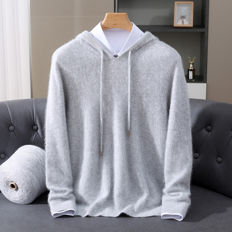 LAURENT MONACO | SWEAT À CAPUCHE EN LAINE MÉLANGÉE POUR HOMME