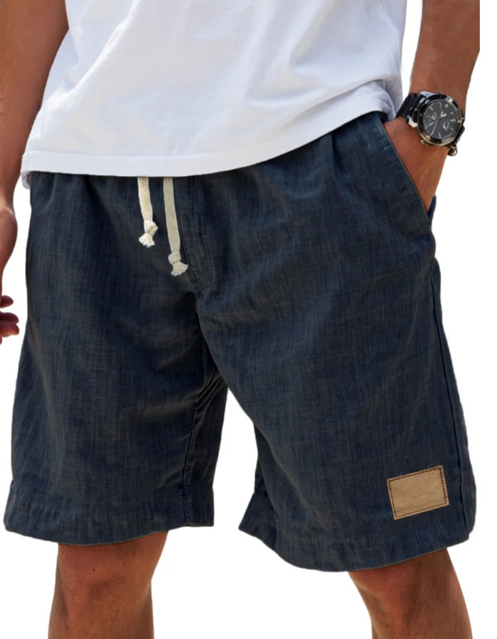 LAURENT MONACO | SHORTS D'ÉTÉ À CEINTURE ÉLASTIQUE POUR HOMMES