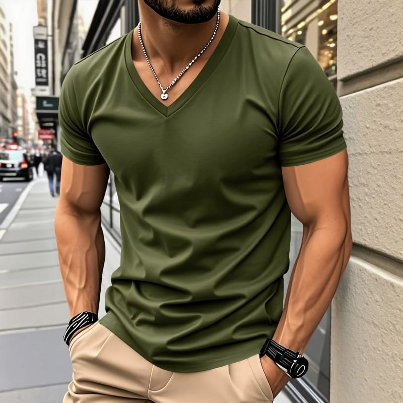 LAURENT MONACO | CHEMISE EN TISSU TACTILE COTON POUR HOMMES