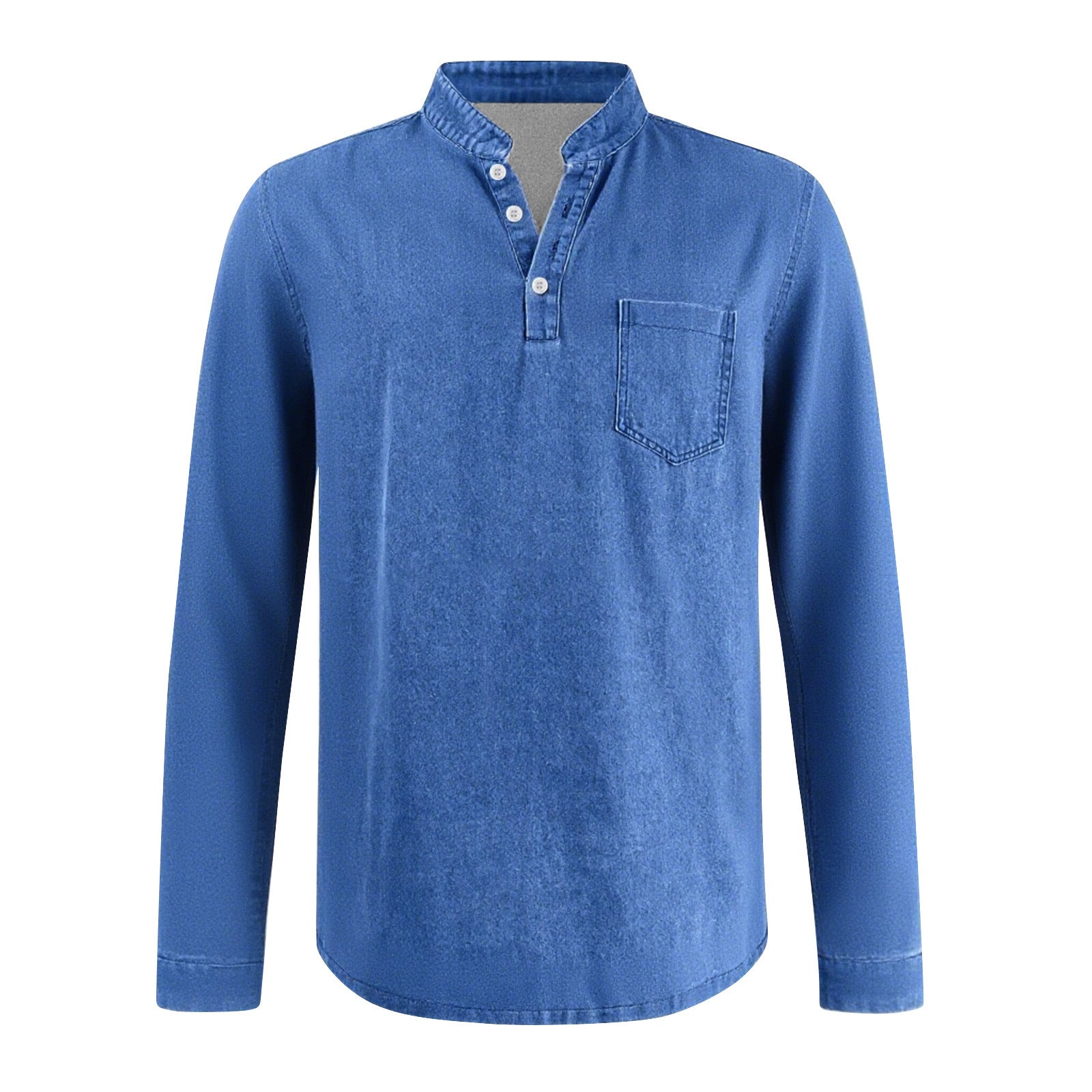 LAURENT MONACO | T-SHIRT TRADITIONNEL À MANCHES LONGUES POUR HOMMES