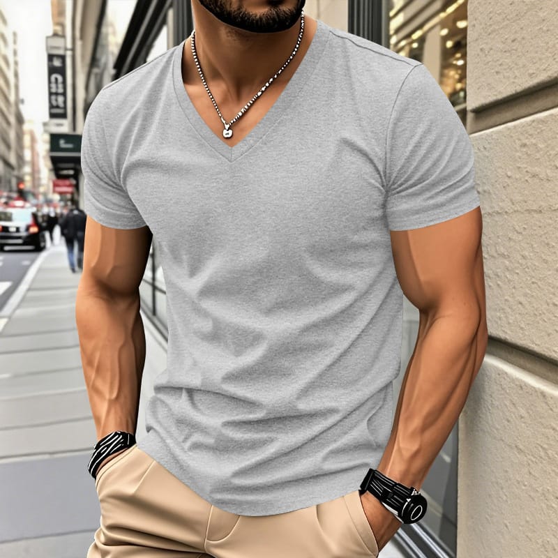 LAURENT MONACO | CHEMISE EN TISSU TACTILE COTON POUR HOMMES