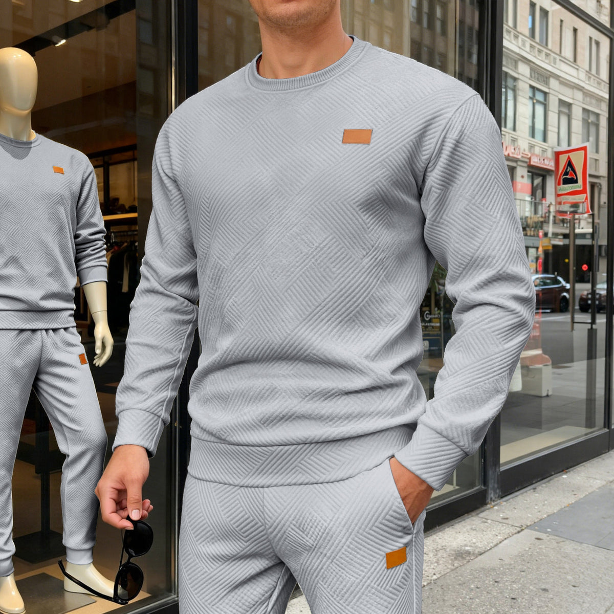 LAURENT MONACO | PULL EN MAILLE TEXTURÉE POUR HOMMES
