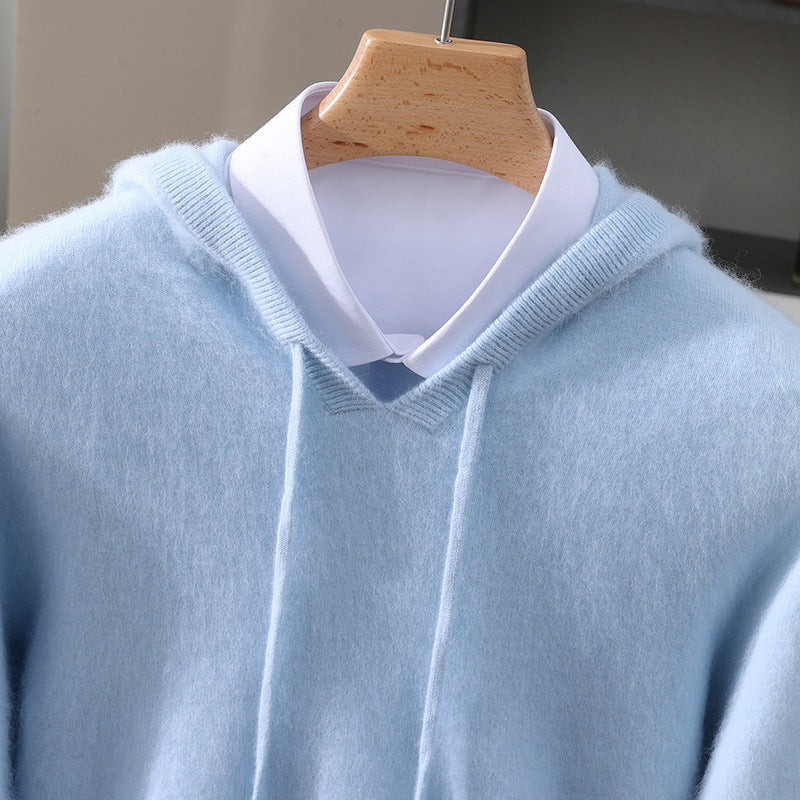 LAURENT MONACO | SWEAT À CAPUCHE EN LAINE MÉLANGÉE POUR HOMME