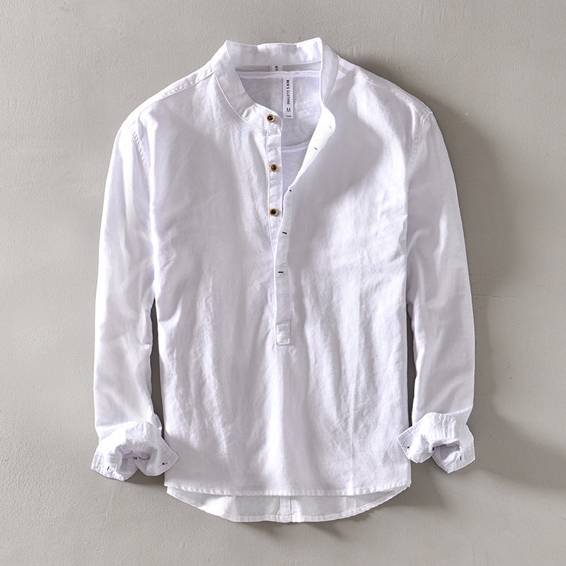 LAURENT MONACO | CHEMISE À MANCHES LONGUES DÉCONTRACTÉE POUR HOMMES