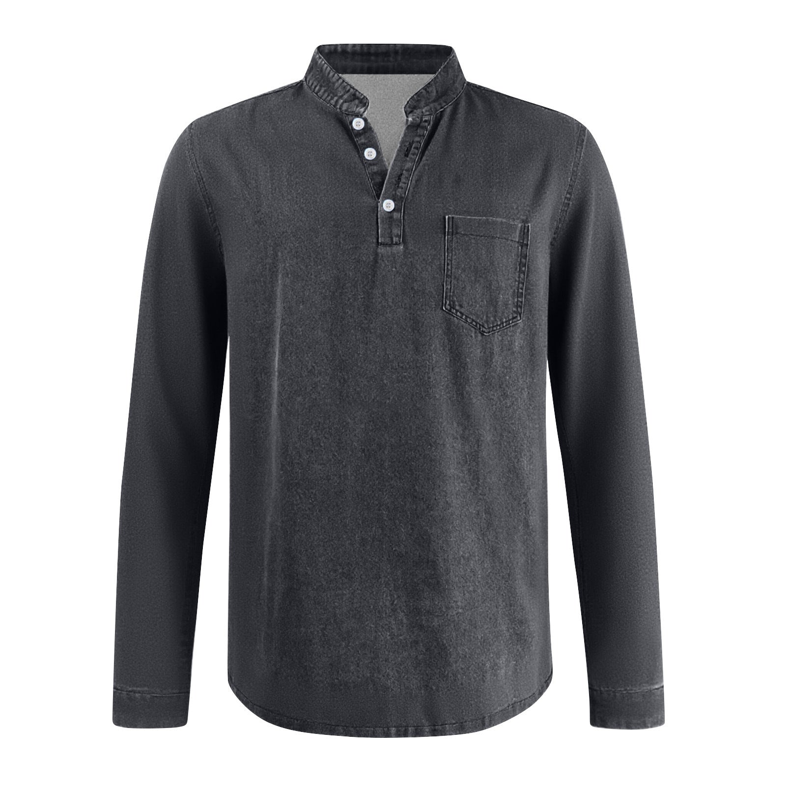 LAURENT MONACO | T-SHIRT TRADITIONNEL À MANCHES LONGUES POUR HOMMES