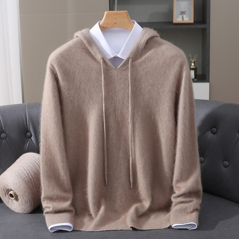 LAURENT MONACO | SWEAT À CAPUCHE EN LAINE MÉLANGÉE POUR HOMME