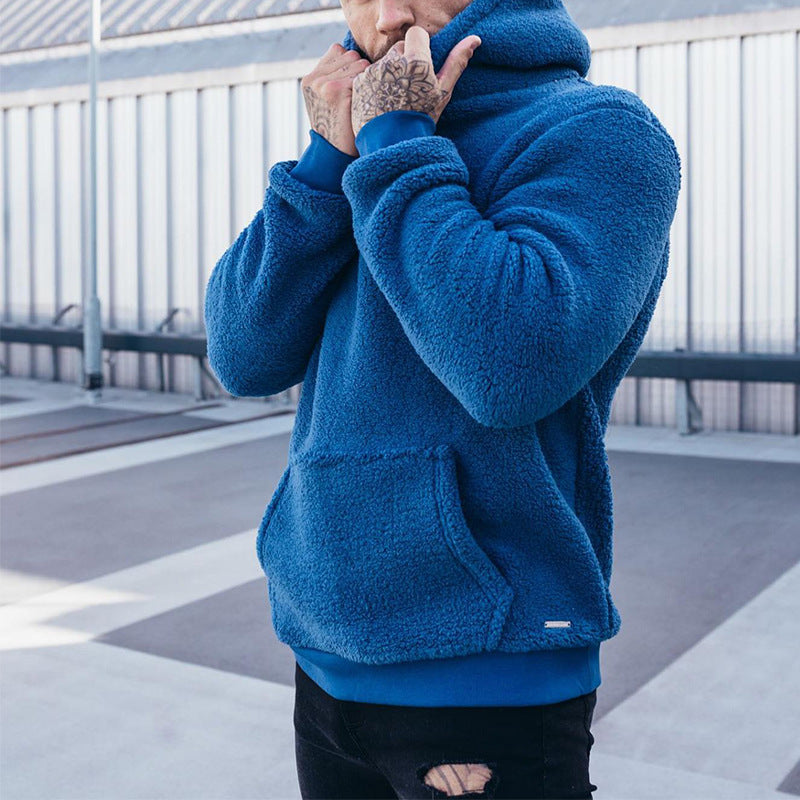 LAURENT MONACO | SWEAT À CAPUCHE EN MAILLE DOUILLE POUR HOMMES
