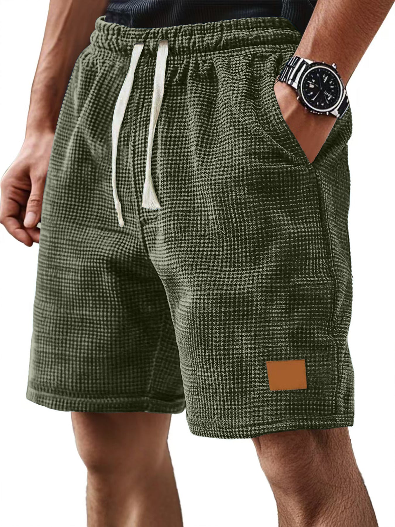 LAURENT MONACO | SHORT TEXTURÉ GAUFRÉ POUR HOMMES