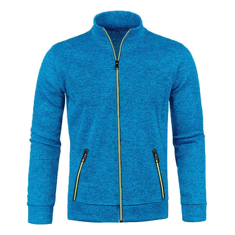 LAURENT MONACO | VESTE EN MAILLE À FERMETURE ÉCLAIR POUR HOMMES