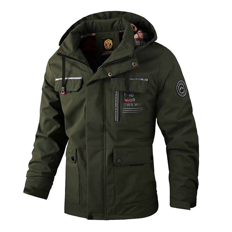 LAURENT MONACO | VESTE À CAPUCHE ET FERMETURE ÉCLAIR POUR HOMMES