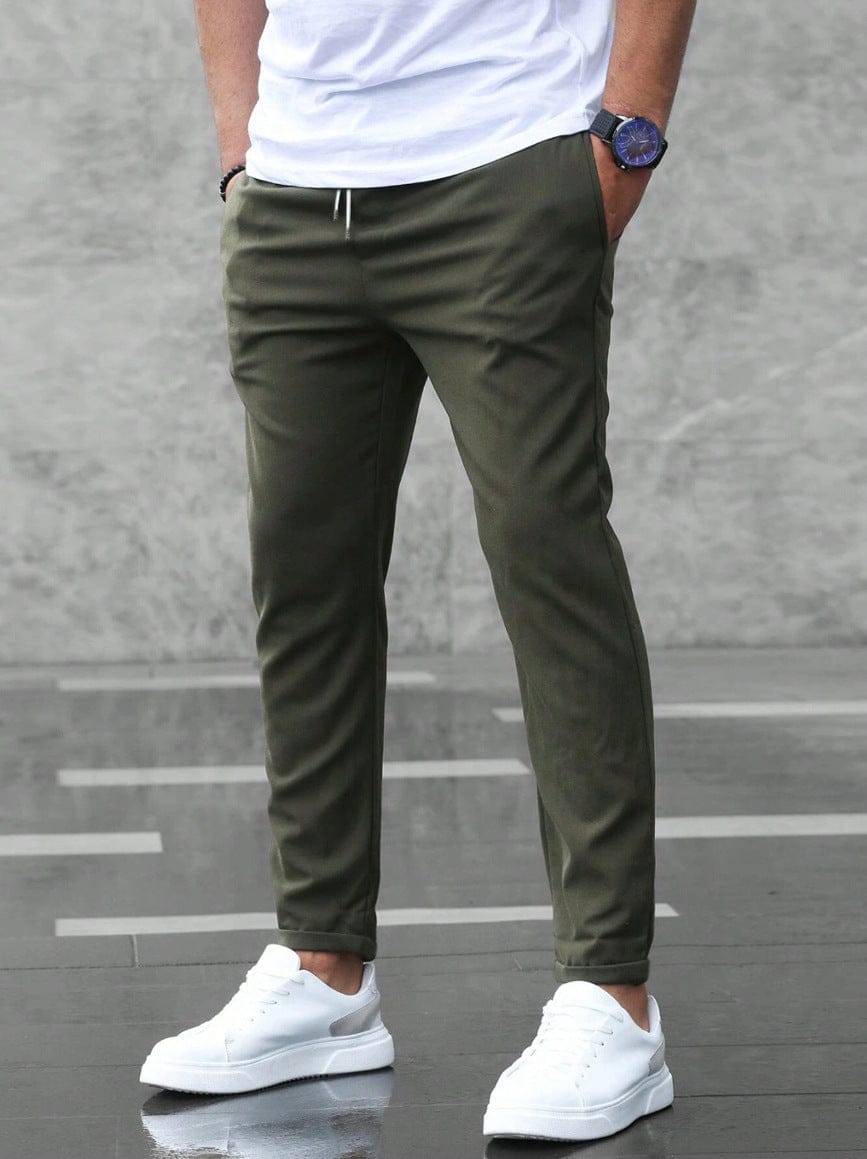 LAURENT MONACO | PANTALON SLIM EN COTON POUR HOMMES