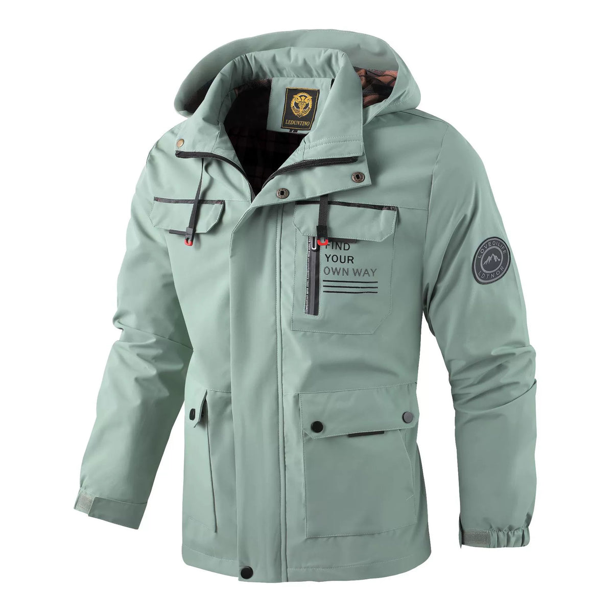 LAURENT MONACO | VESTE À CAPUCHE ET FERMETURE ÉCLAIR POUR HOMMES