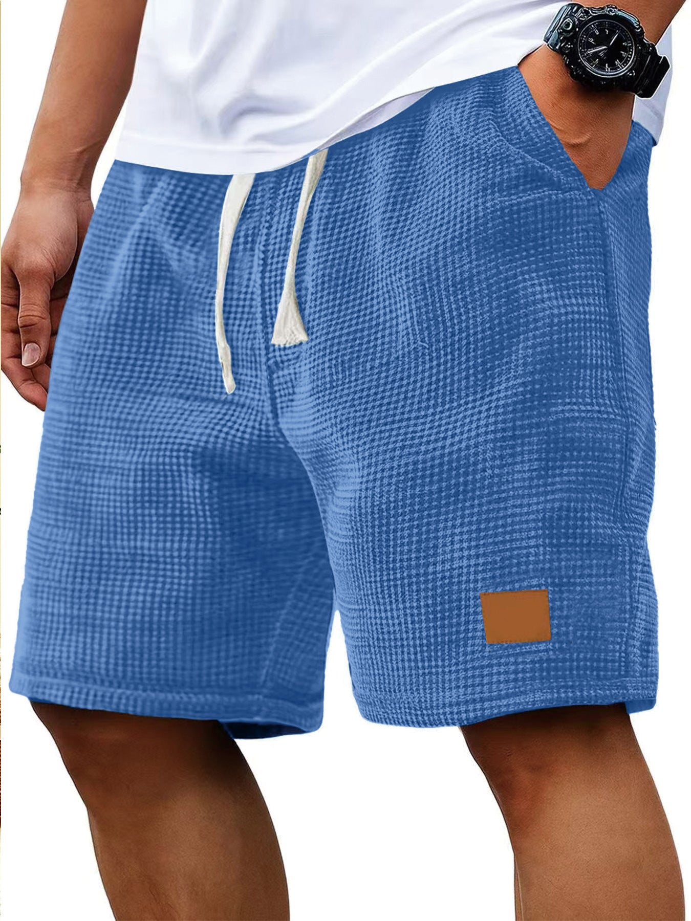 LAURENT MONACO | SHORT TEXTURÉ GAUFRÉ POUR HOMMES