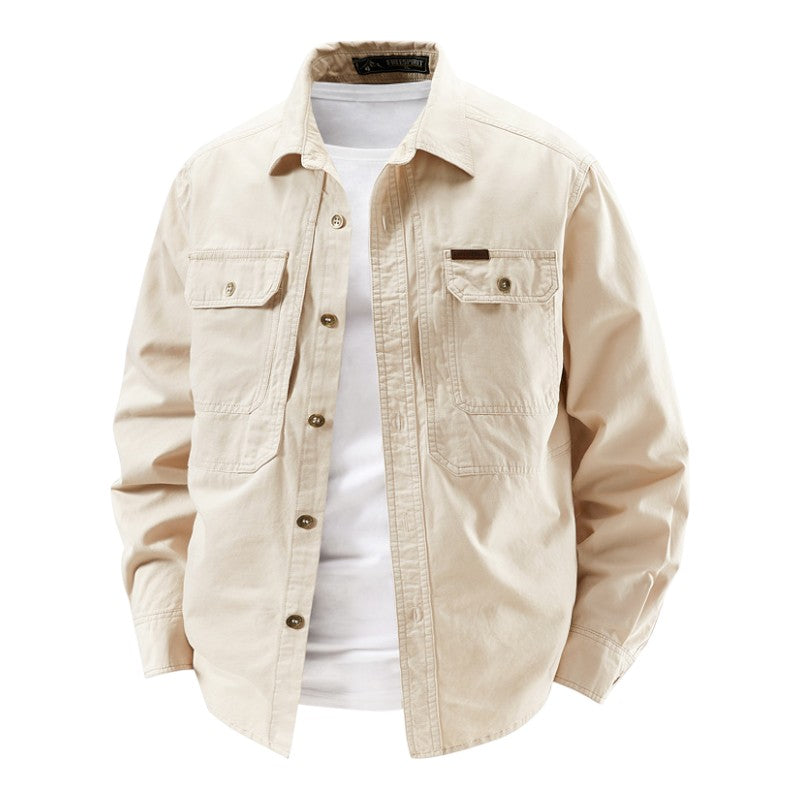 LAURENT MONACO | CHEMISE UTILITAIRE À MANCHES LONGUES POUR HOMME