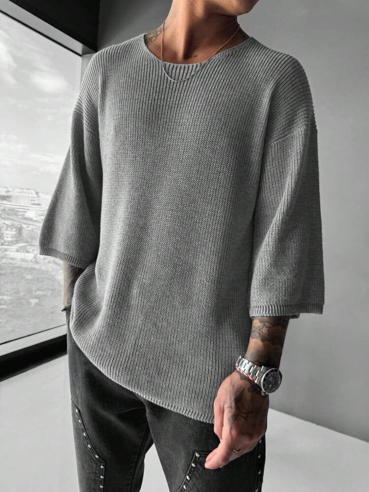 LAURENT MONACO | PULL EN MAILLE SANS COL POUR HOMMES