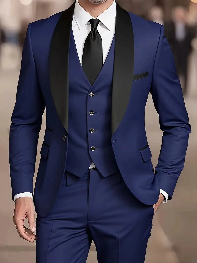 LAURENT MONACO | COSTUME À COL CHAL POUR HOMMES