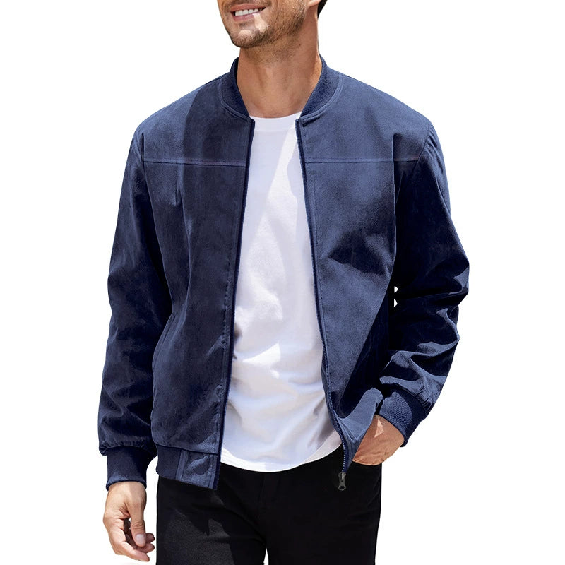 LAURENT MONACO | VESTE STYLE DAIM POUR HOMMES