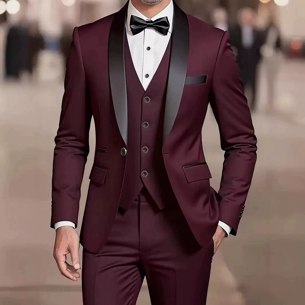 LAURENT MONACO | COSTUME À COL CHAL POUR HOMMES