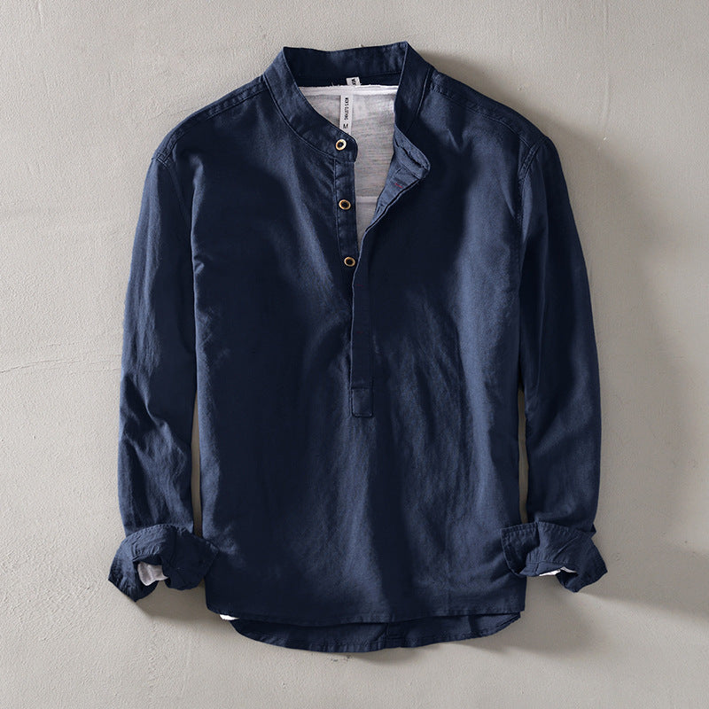 LAURENT MONACO | CHEMISE À MANCHES LONGUES DÉCONTRACTÉE POUR HOMMES