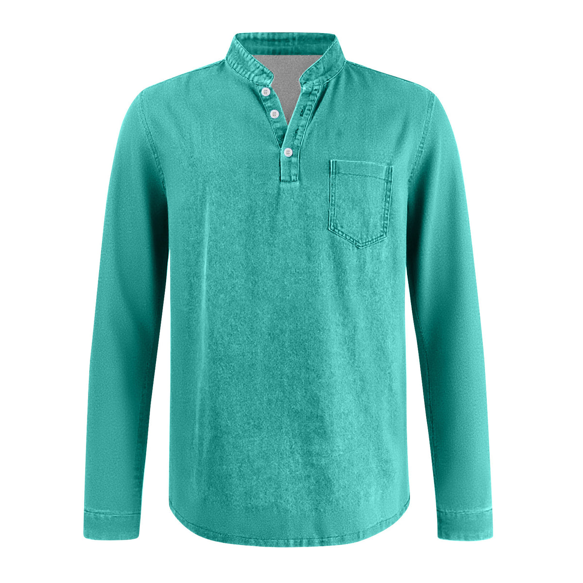 LAURENT MONACO | T-SHIRT TRADITIONNEL À MANCHES LONGUES POUR HOMMES