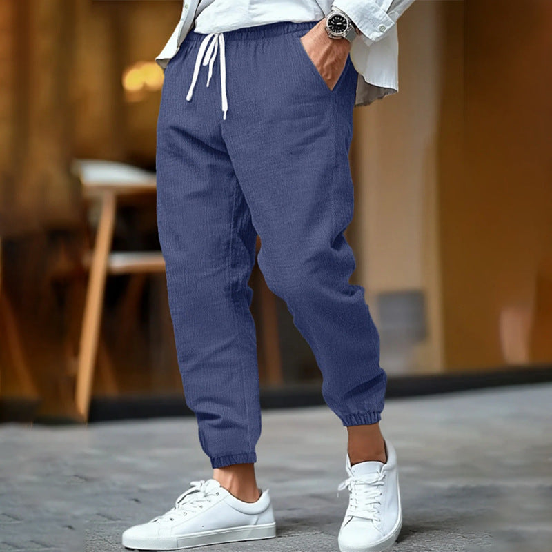 LAURENT MONACO | PANTALON À CORDON DE SERRAGE COASTAL POUR HOMMES