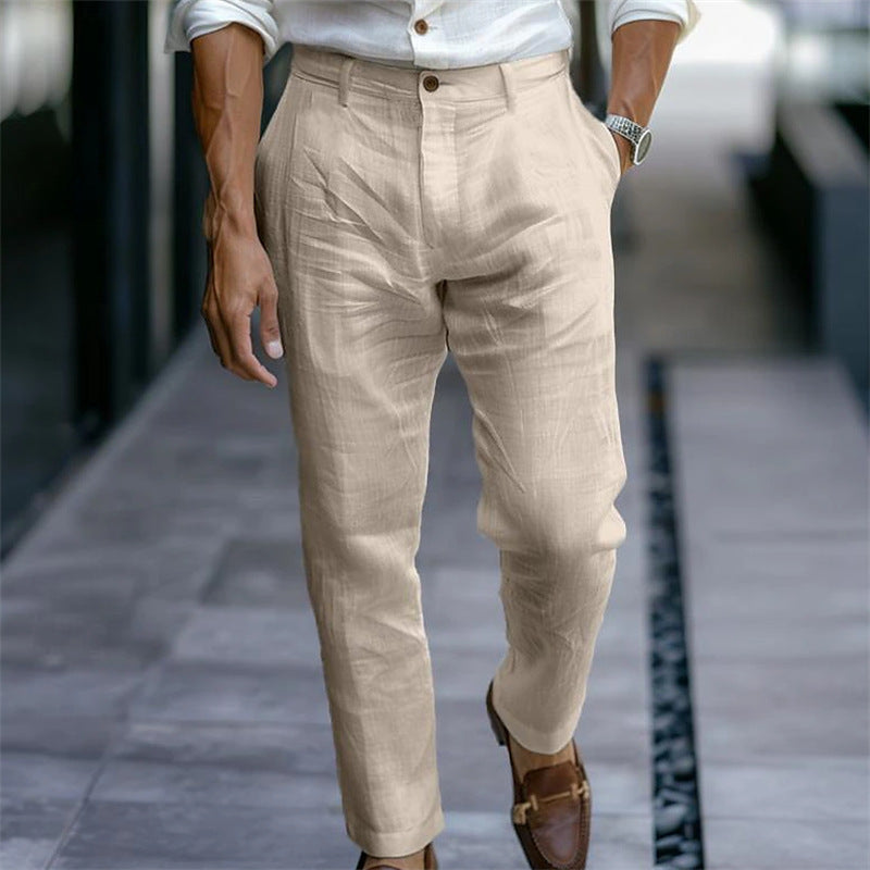 LAURENT MONACO | PANTALON D'ÉTÉ EN VISCOSE POUR HOMMES