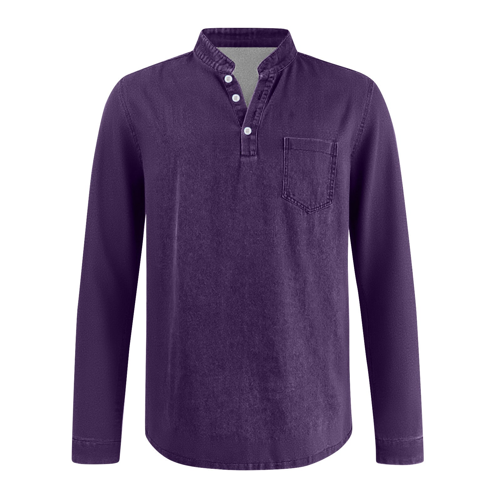 LAURENT MONACO | T-SHIRT TRADITIONNEL À MANCHES LONGUES POUR HOMMES