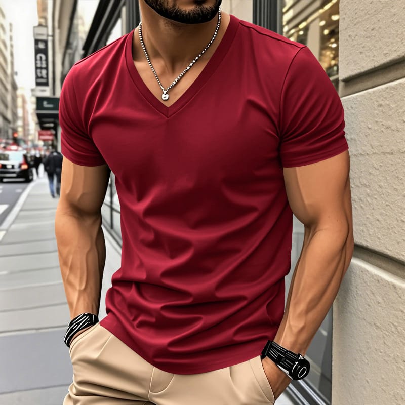 LAURENT MONACO | CHEMISE EN TISSU TACTILE COTON POUR HOMMES