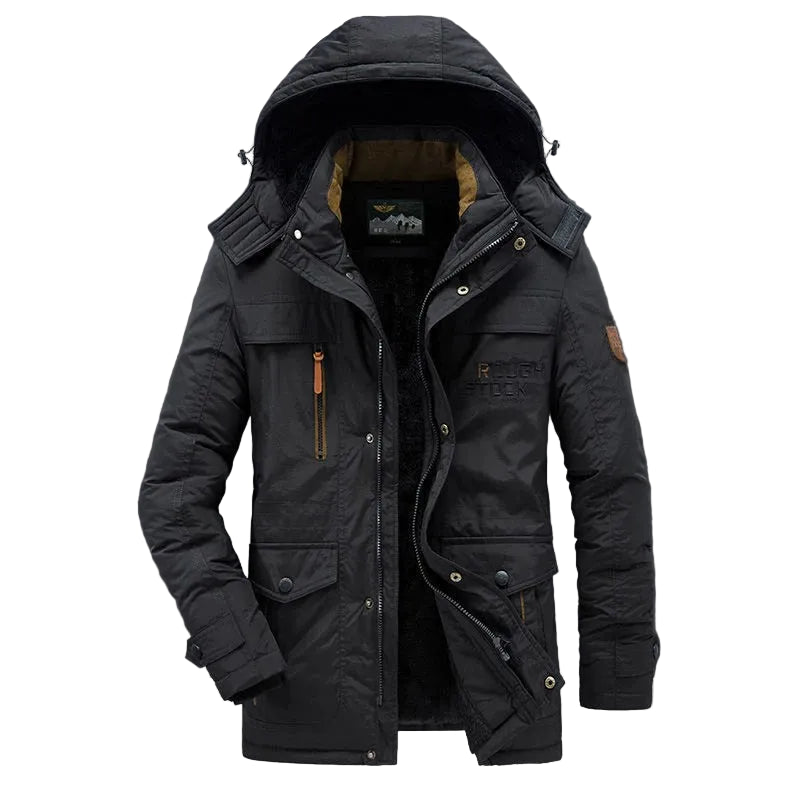 LAURENT MONACO | VESTE MATELASSÉE À CAPUCHE POUR HOMMES