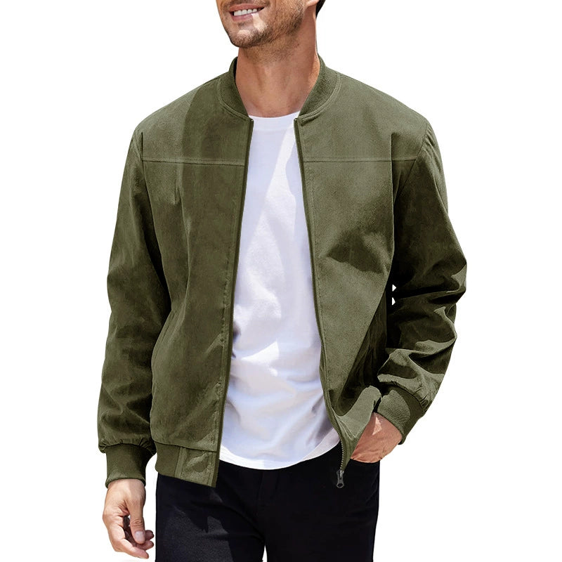 LAURENT MONACO | VESTE STYLE DAIM POUR HOMMES
